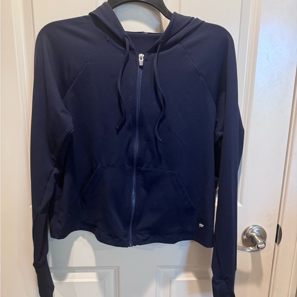 Fabletics Tops - Fabletics Navy Blue Women's Cropped Hoodie